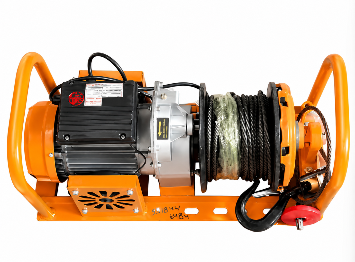 KCD Electric Wire Rope Winch – 5 HP Motor with 8 mm × 100 Metre Wire Rope for Material Handling