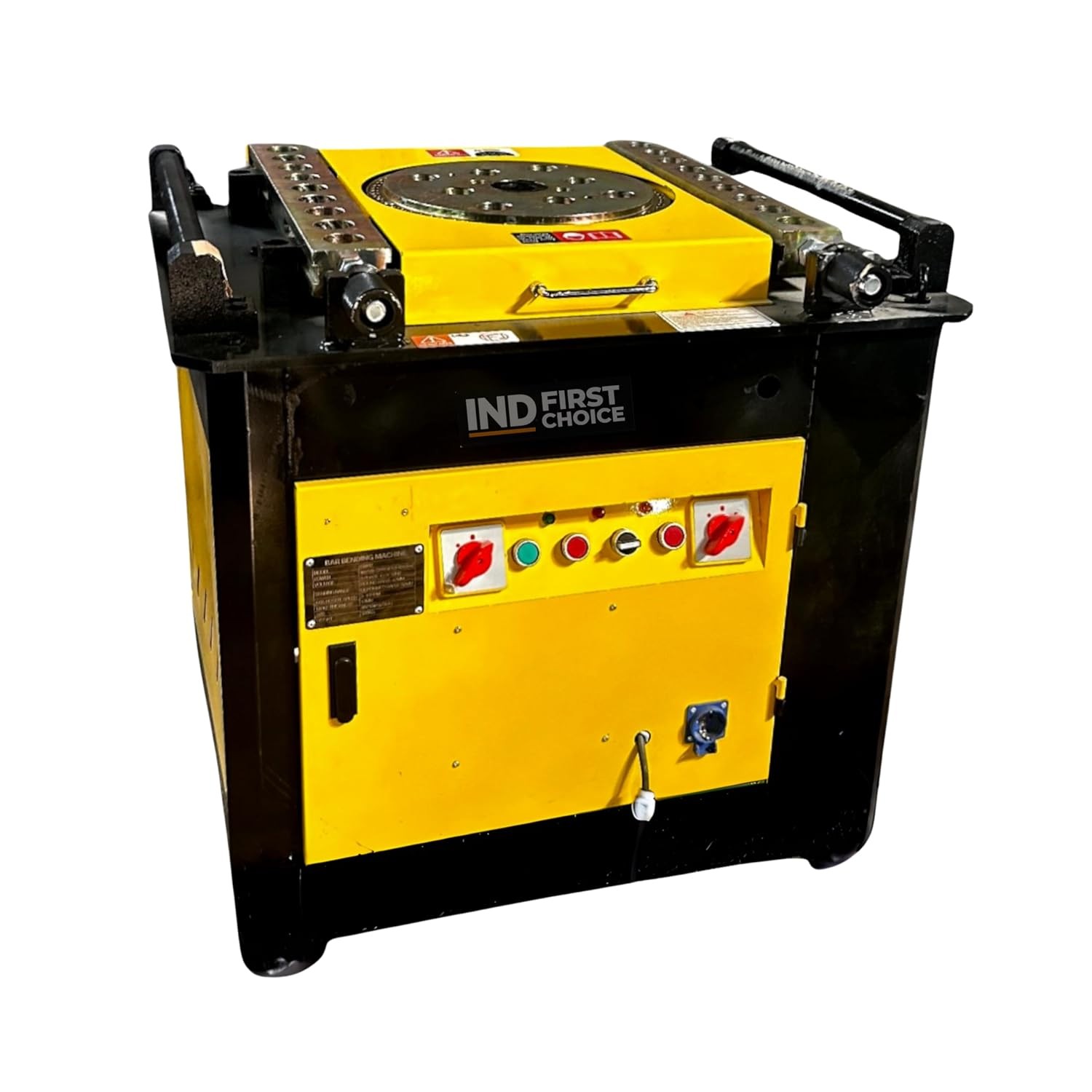IND FIRST CHOICE GW42 Rebar Bending Machine | 5 HP Three Phase Motor with Attached Gearbox | Maximum 32 mm Bending Capacity | 300 kg