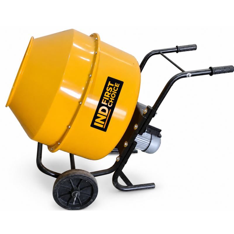 IND FIRST CHOICE 240 Litre Barrow-Type Concrete Mixer with 0.6 HP Electric Motor