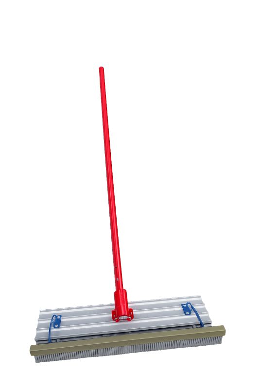 IND Concrete Texture Brush with Bull Float Combo for Concrete Surface Finishing