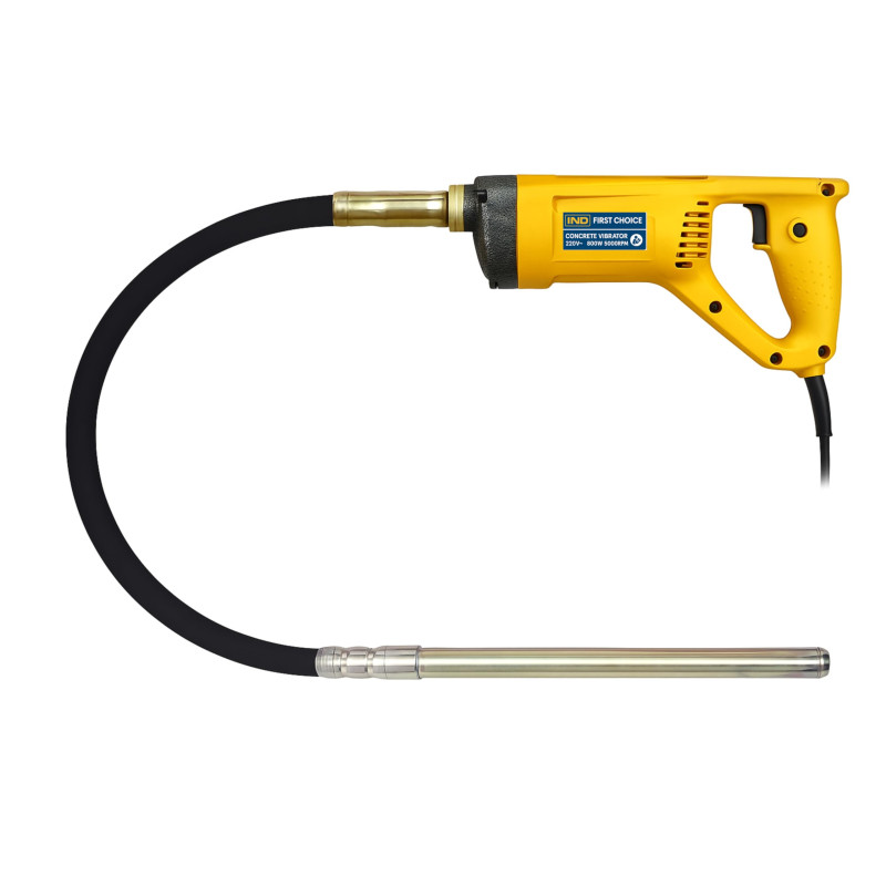 IND FIRST CHOICE Concrete Needle Vibrator Machine | 800 Watt Heavy Duty Motor | 35mm Needle for RCC, Slabs, Columns | Portable Electric Concrete Vibrator