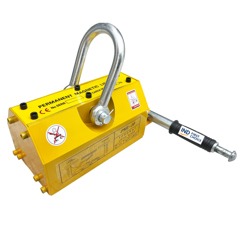 IND FIRST CHOICE Heavy-Duty Permanent Magnetic Lifter | 1000 Kg Capacity | Industrial Metal Sheet & Plate Lifting Tool | Magnetic Material Handling Equipment